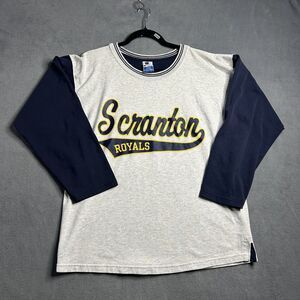 Champion Scranton Royals‎ Women's Large Shirt 3/4 Sleeve Vintage-Read